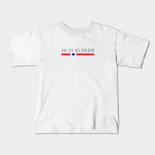 Ja vi elsker - Norway Kids T-Shirt by tshirtsnorway